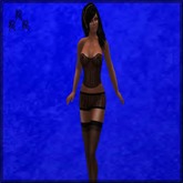 Black Lace Corset #04