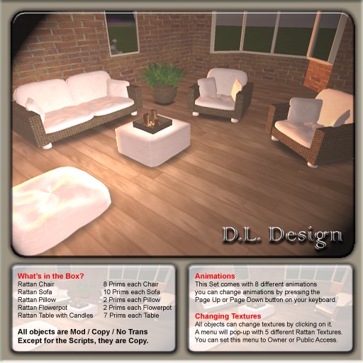 High Quality / Low Prim Rattan Furniture Set