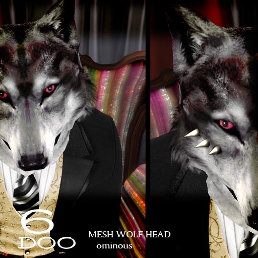 *6DOO* wolf head ominous