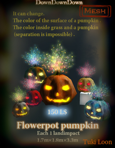 Flowerpot pumpkin