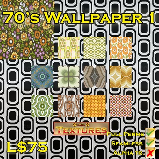 USC Textures - 70's Wallpaper 1 