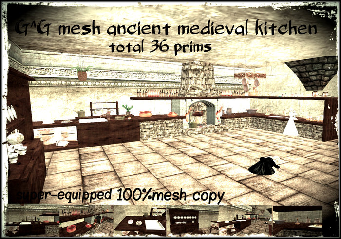 G^G  mesh ancient medieval kitchen