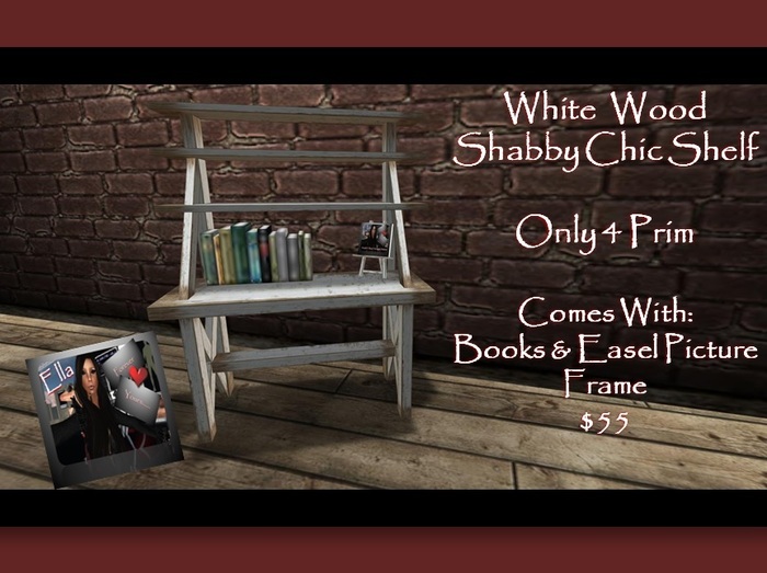 The Old White Shabby Shelf