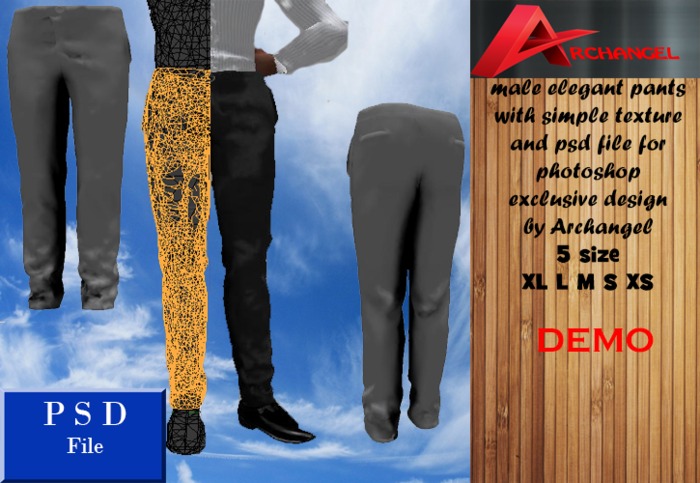 pants male demo