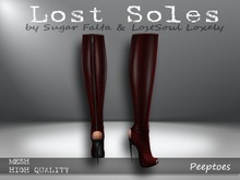 !~Lost Soles~! Peeptoes RED