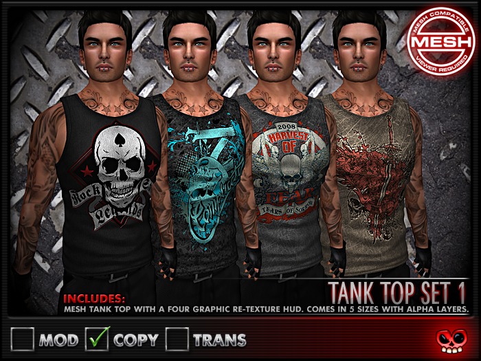 ::MORTALITY:: TANK TOP SET 1 - DEMO