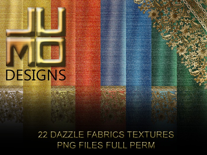 .:JUMO:. Dazzle Fabrics Textures - SALE