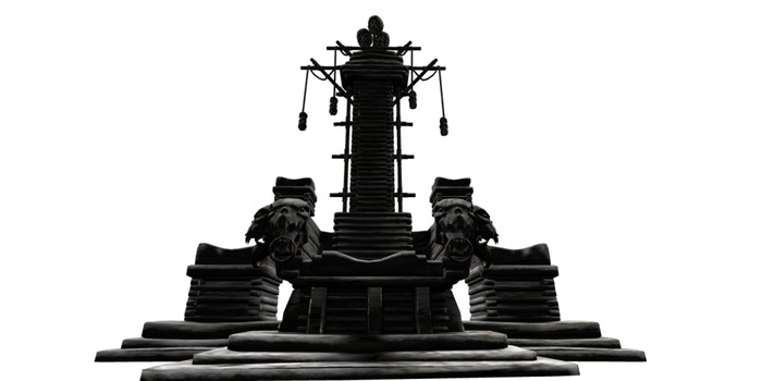 Thron mit Feuer BuilderPack shop