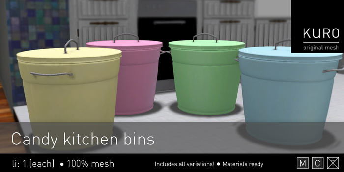 Kuro - Candy kitchen bins