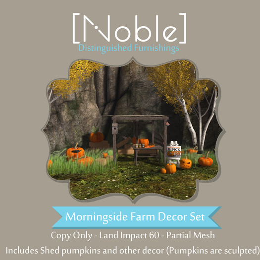 [Noble] Morningside Farm Decor Set