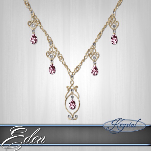 ::: Krystal ::: Eden - Necklace - Gold (Innocence)