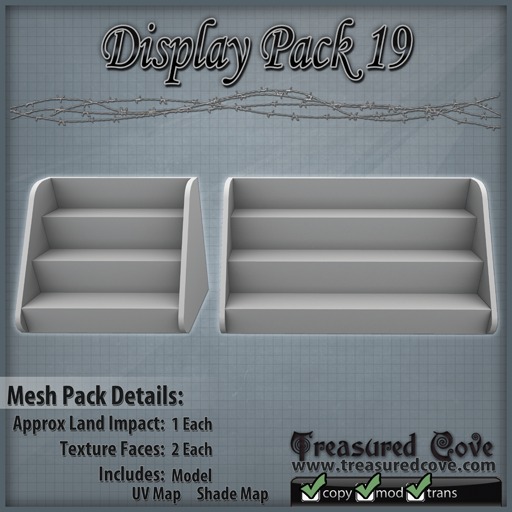 -TC- Display Pack 19 Mesh 50% Discount!!