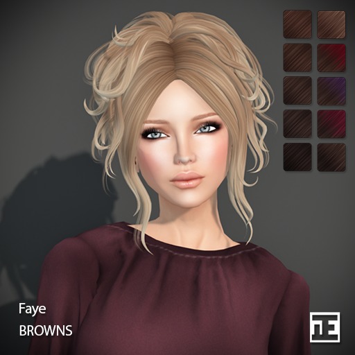 TRUTH HAIR Faye (Mesh Hair) - browns