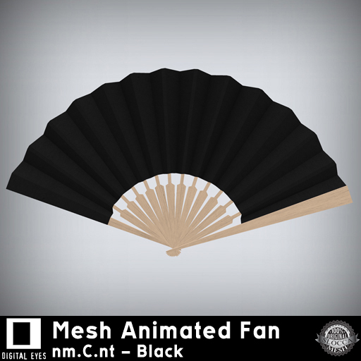 Digital Eyes * Mesh Animated Fan * White