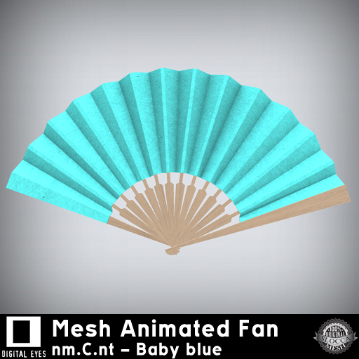 Digital Eyes * Mesh Animated Fan * White