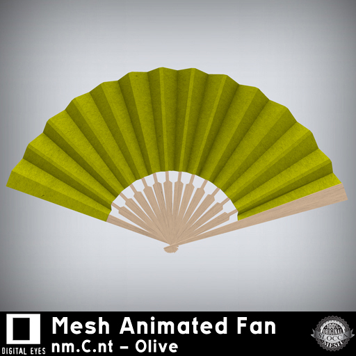 Digital Eyes * Mesh Animated Fan * Olive