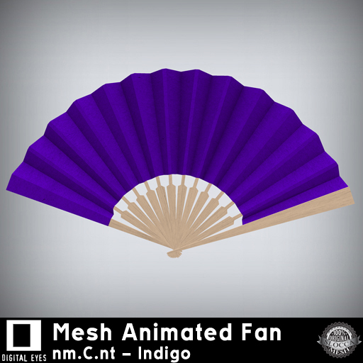 Digital Eyes * Mesh Animated Fan * Indigo