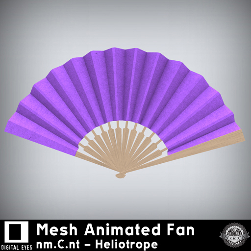 Digital Eyes * Mesh Animated Fan * Heliotrope