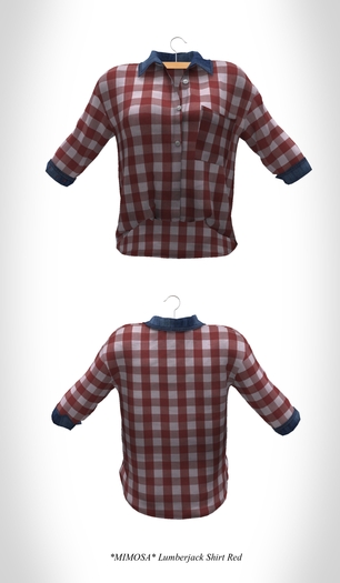*MIMOSA* Lumberkack Shirt Red