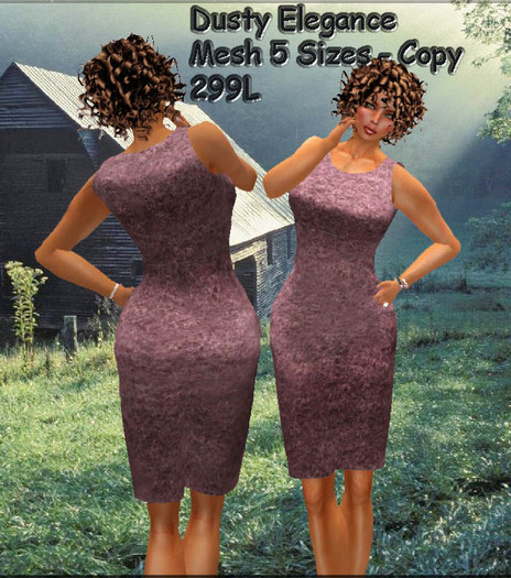 DUSTY ELEGANCE PENCIL DRESS