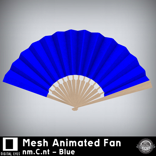 Digital Eyes * Mesh Animated Fan * White