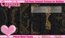 *Cupids Textures * 17 ELEGANT MARBLE TILES BLACK