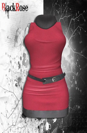 BlackRose TurtleNeck Dress Apple