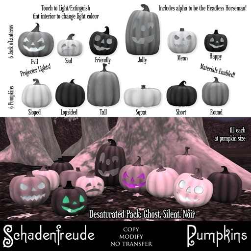 Schadenfreude Desaturated Pumpkins