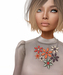 glow studio flower stone necklace ad