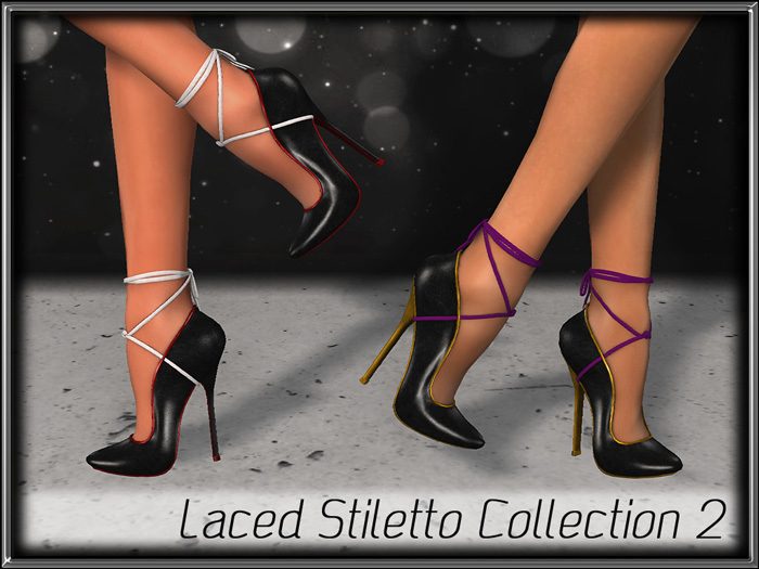 - MPP - Laced Stiletto - Collection 2 - Black