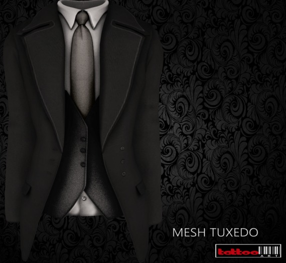 ::TATTOOART:: TUXEDO BLACK GREY