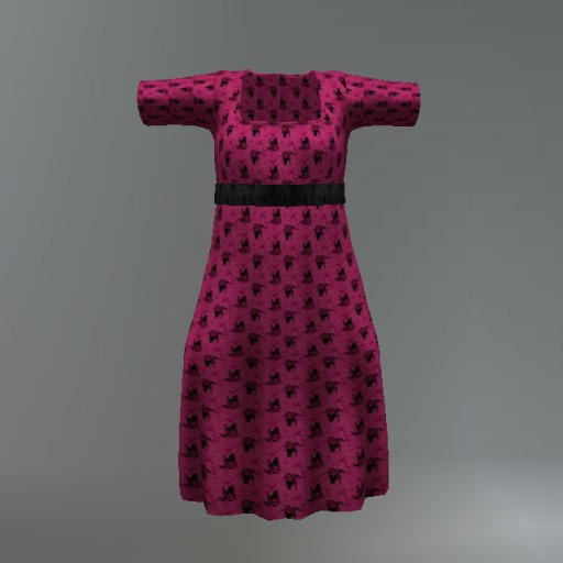 Pink Reaper Mesh Child Dress