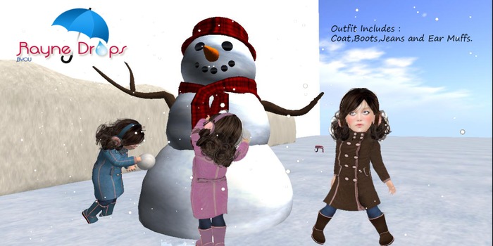 Carmen Coat Set blue/Pink