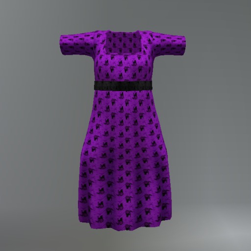 Purple Reaper Mesh Child Dress box