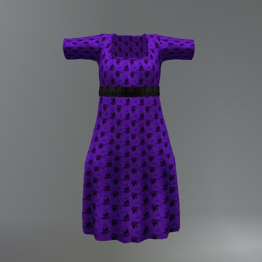 Violet Reaper Mesh Child Dress box