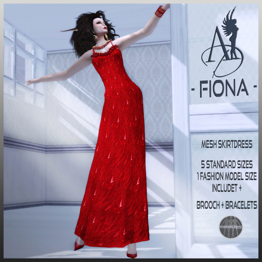 AD-Fiona-mesh skirt-redsilk