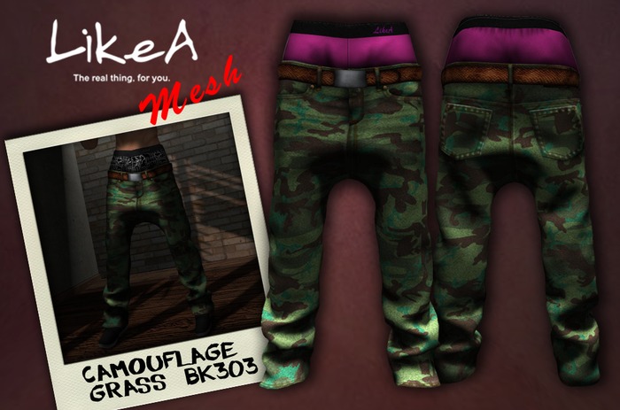 ::LikeA::DENIM BLUE BK403P(MALE)