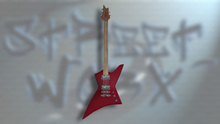 Black Warlock Style Guitar Tip Jar