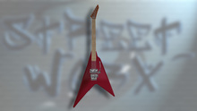 Black Warlock Style Guitar Tip Jar