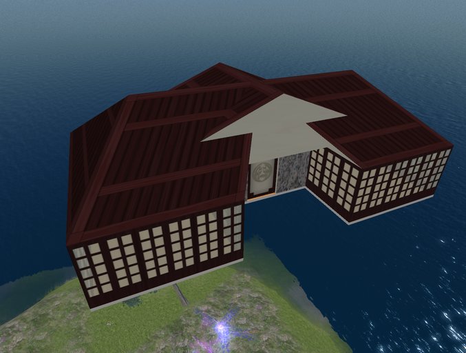 house 15 prims x 512 sqm wood