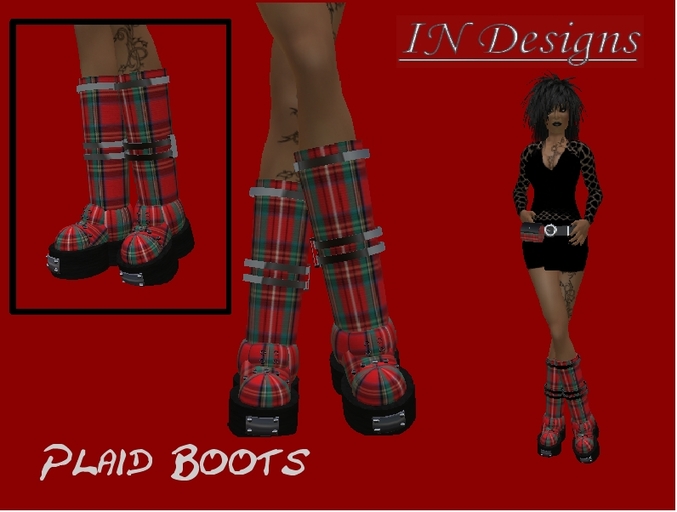 :IN Designs: Plaid Boots