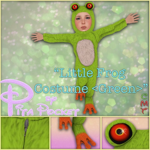 {PiPo} Little Frog Costume <Green>