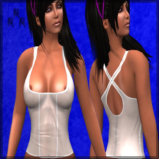 Latex(white)-Xback-top-Dragons'