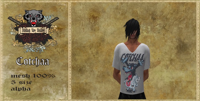 <<Cotchaa>>mesh comic shirt man