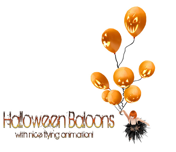 Boudoir Halloween baloons 