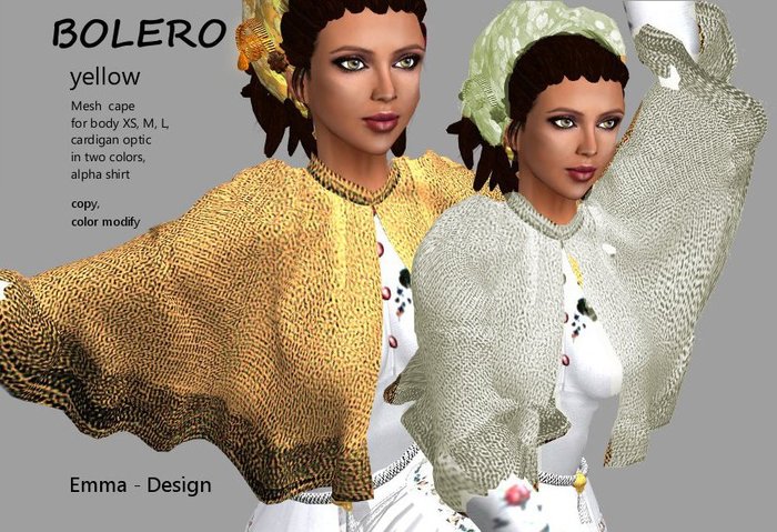 ModeTafel Bolero yellow