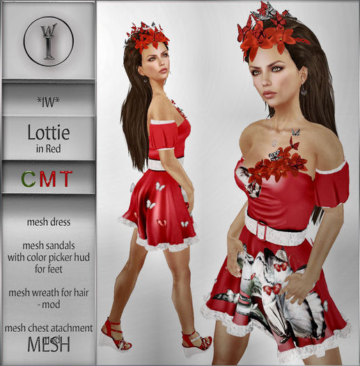 *IW* Lottie in Red