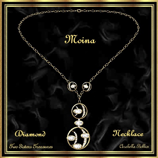 TST - MOINA DIAMOND NECKLACE YG.