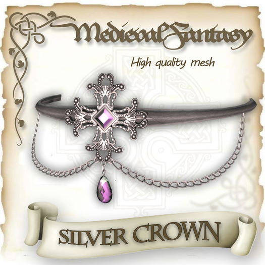 [MF] Mesh Silver crown (boxed)