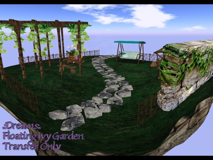 .:Dreams:. Floating Ivy Garden (67 PRIMS)